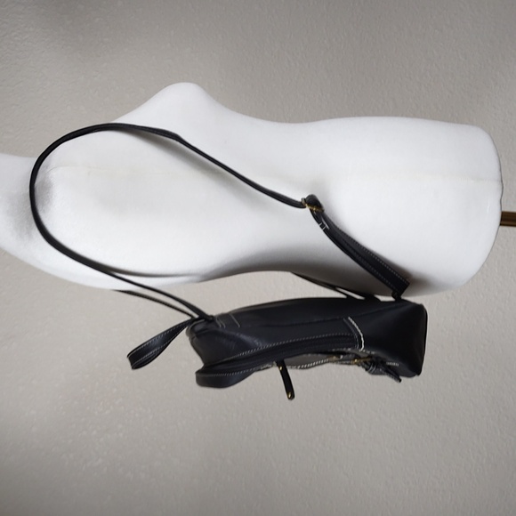 Boc Born Concept Black Faux Leather Backpack Purse Bag Vegan - Picture 5 of 16